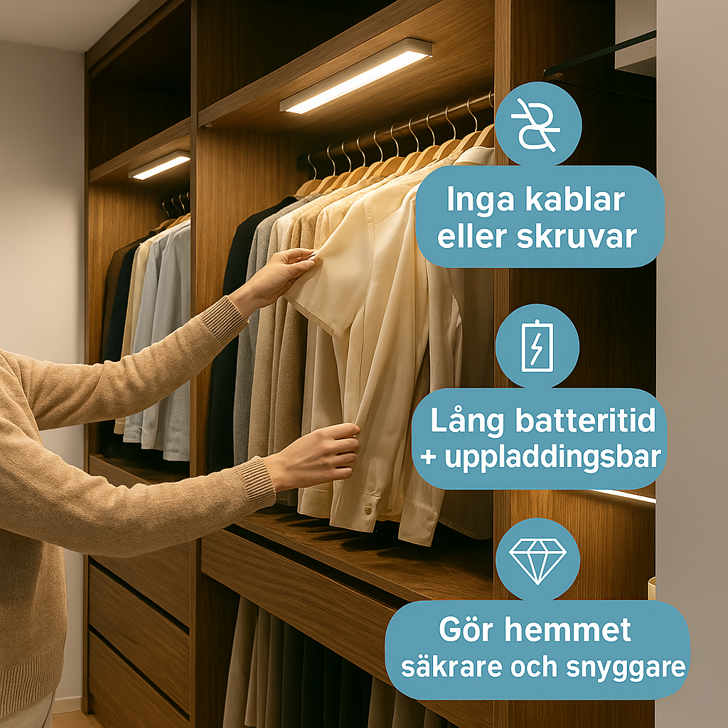 NightGuide™ - Smart rörelsestyrd belysning