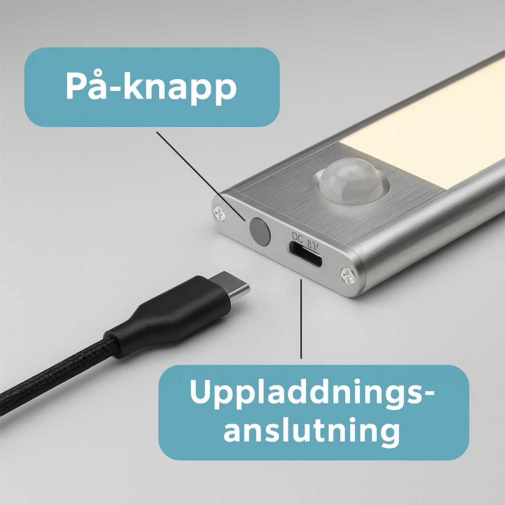 NightGuide™ - Smart rörelsestyrd belysning